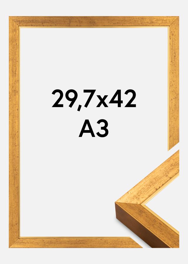 Jämtlands Ramfabrik Kader Brema Acrylglas Goud 29,7x42 cm (A3)