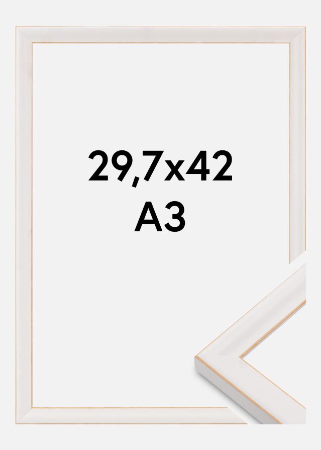 Jämtlands Ramfabrik Kader Marie Claire Acrylglas Wit 29,7x42 cm (A3)