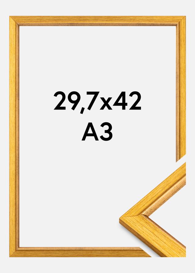 Jämtlands Ramfabrik Kader Marisa Acrylglas Goud 29,7x42 cm (A3)