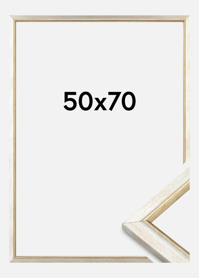 Jämtlands Ramfabrik Kader Marisa Acrylglas Zilver 50x70 cm