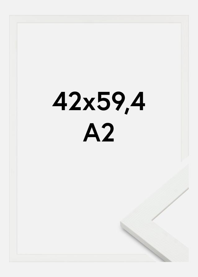 Jämtlands Ramfabrik Kader Sandra Acrylglas Wit 42x59,4 cm (A2)
