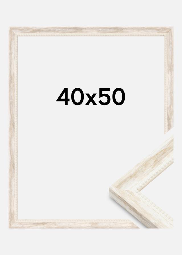 Jämtlands Ramfabrik Kader Soledad Acrylglas Wit 40x50 cm