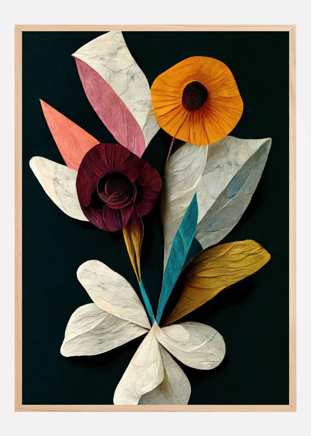 Bildverkstad A Paper Bouquet Poster