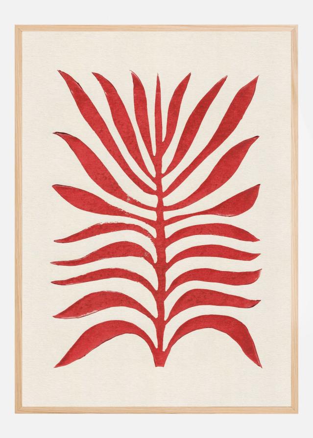 Bildverkstad Red Branch / Lino Print Poster