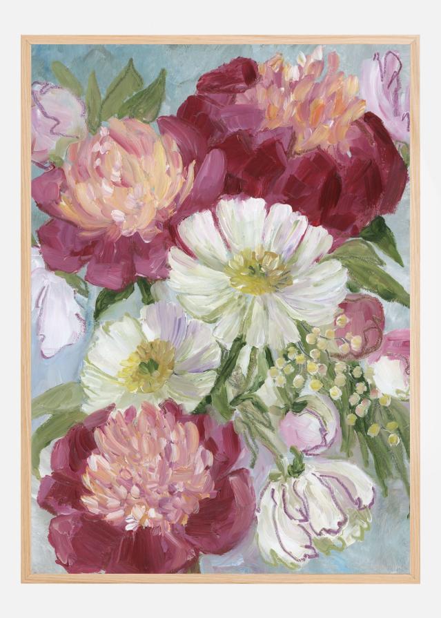 Bildverkstad Eleanora painterly florals Poster