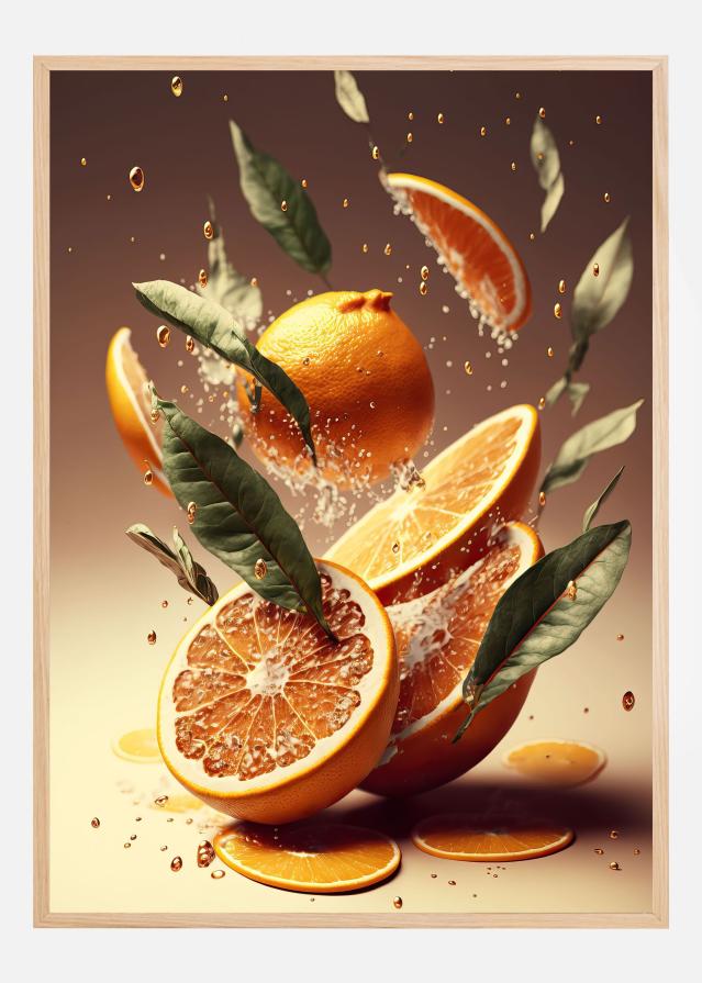 Bildverkstad Fresh Oranges Poster