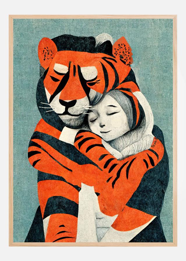 Bildverkstad My Tiger And Me Poster