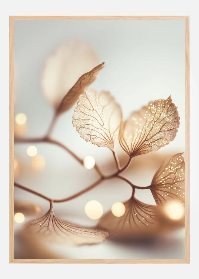 Bildverkstad Filigree Leafs Poster