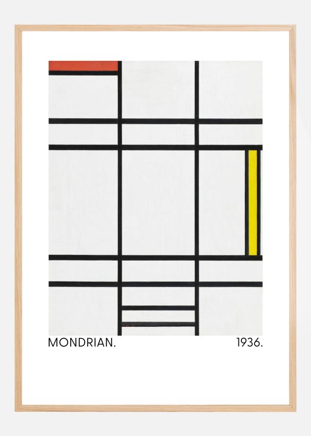 Bildverkstad Composition in White Poster