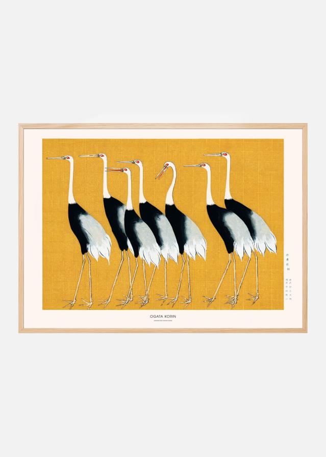 Bildverkstad Japanese Red Crown Crane Poster