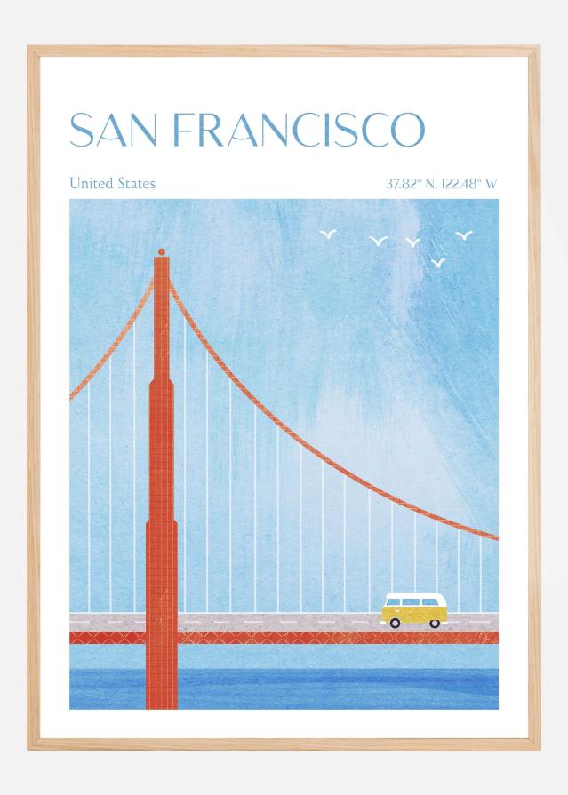 Bildverkstad San Francisco Poster