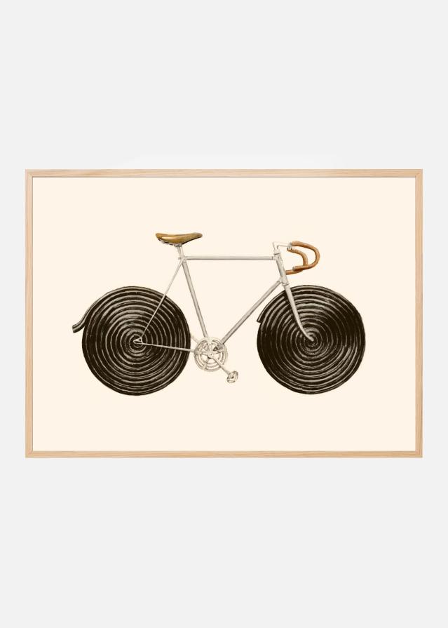 Bildverkstad Licorice Bike Poster