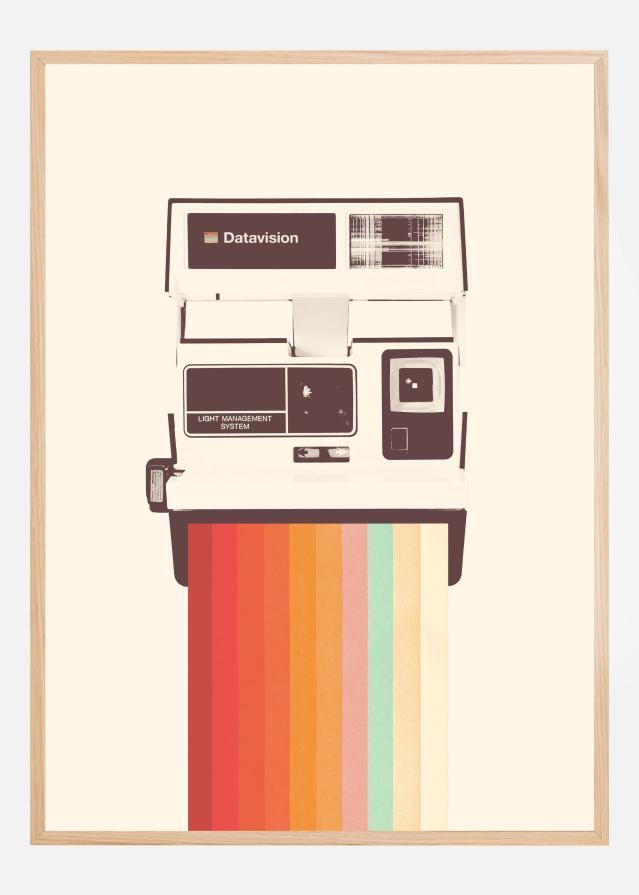 Bildverkstad Instant Camera Rainbow Poster