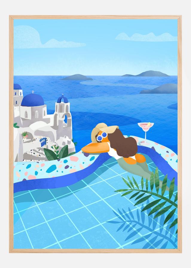 Bildverkstad Summer in Greece Poster