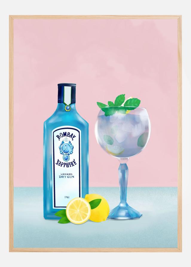 Bildverkstad Gin Cocktail Poster