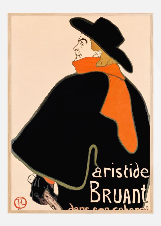 Bildverkstad Aristide Bruant In His Cabaret (1893) Poster