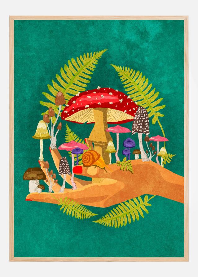 Bildverkstad My Mushroom Cosmos Poster