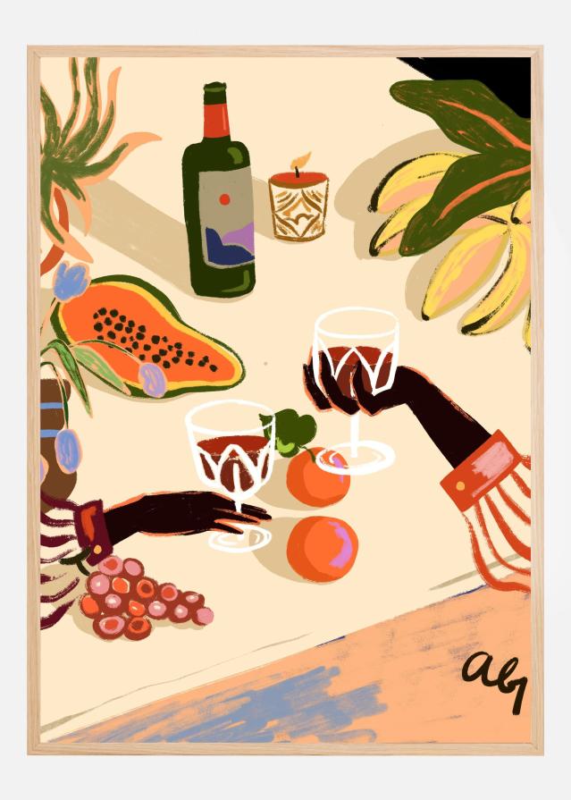 Bildverkstad Cheers To You Poster