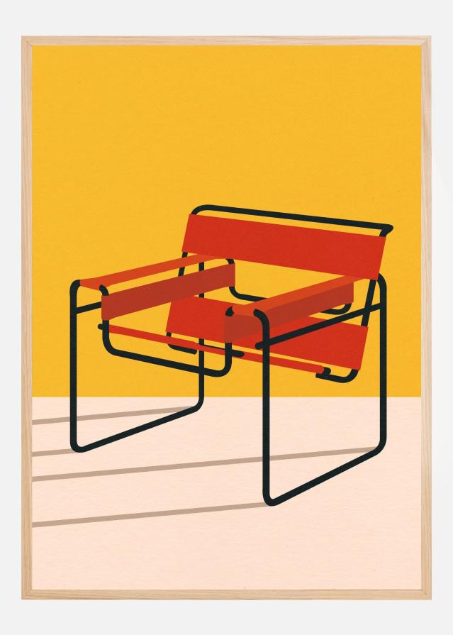 Bildverkstad Wassily Chair Marcel Breuer Poster