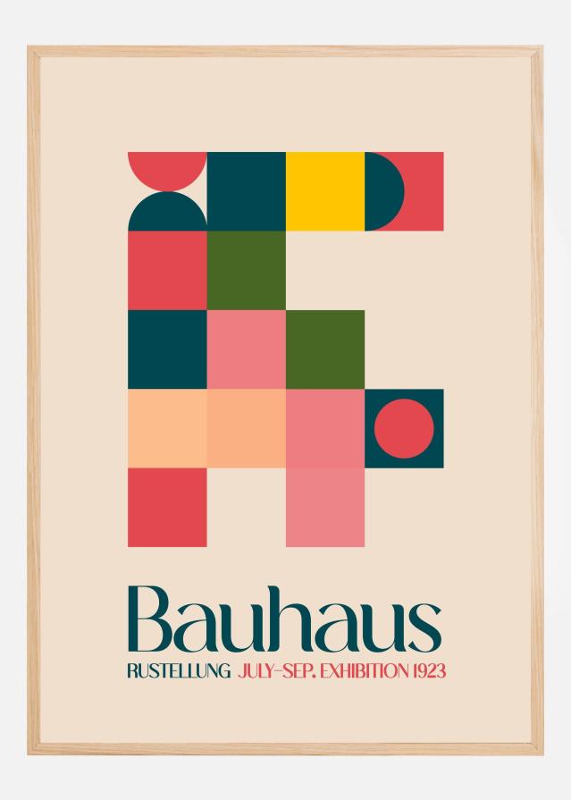 Bildverkstad Bauhaus Kutular Poster