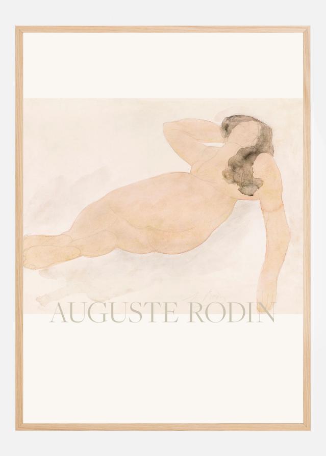 Bildverkstad Study of a Nude (lying On Side) Poster