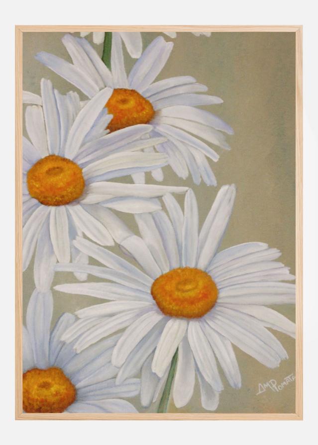 Bildverkstad White Daisies Poster