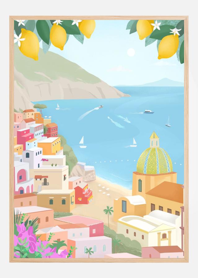 Bildverkstad Positano Poster