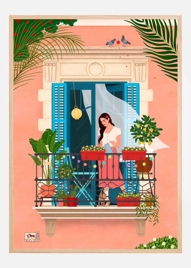 Bildverkstad Barcelona Poster