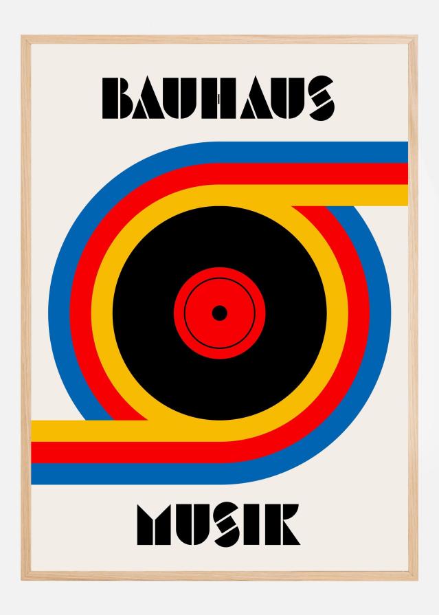 Bildverkstad Bauhaus Musik Vinyl Poster