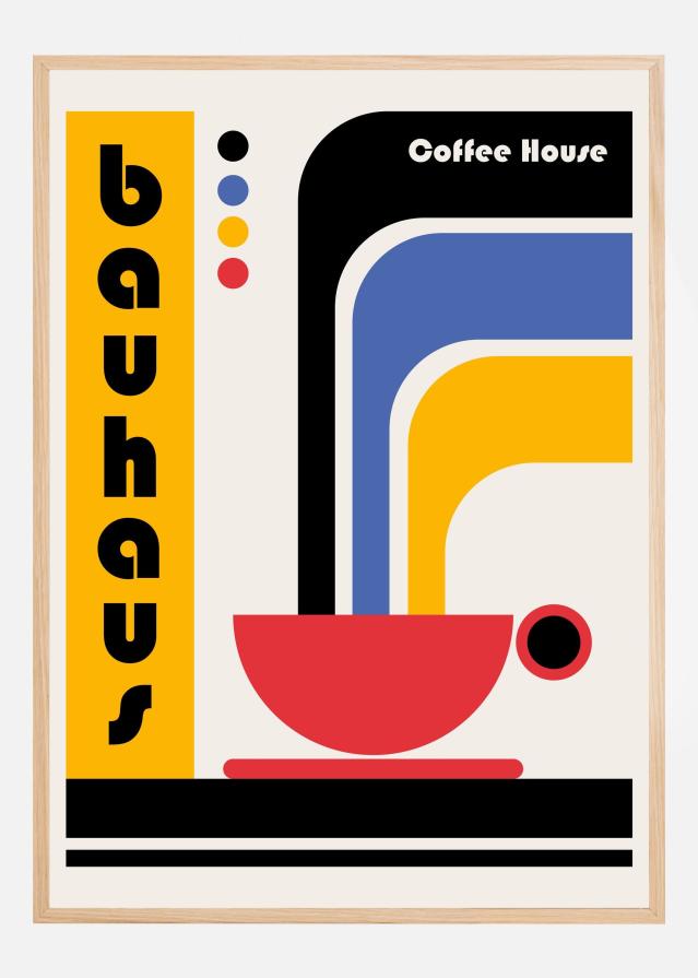 Bildverkstad Bauhaus Coffee House Poster