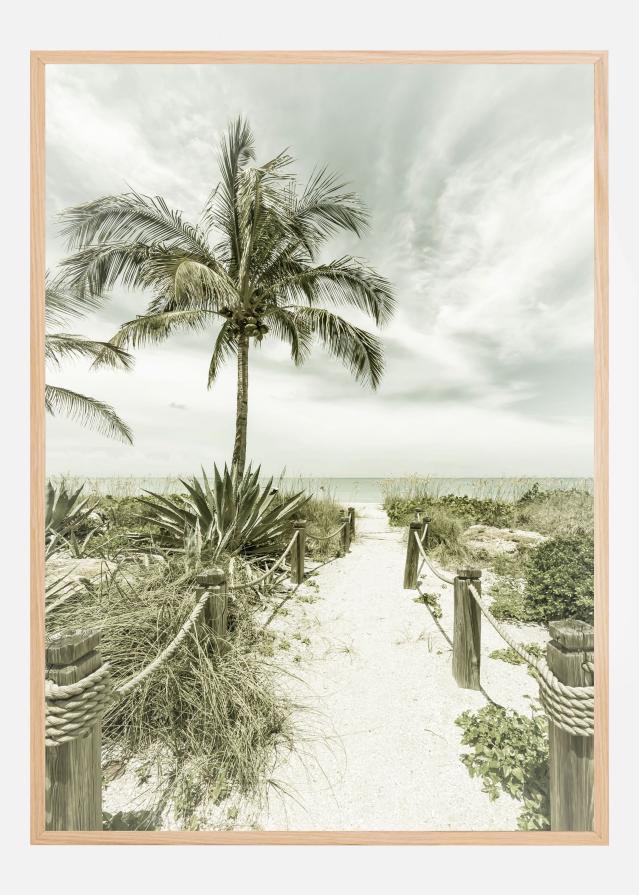 Bildverkstad Vintage path to the beach Poster