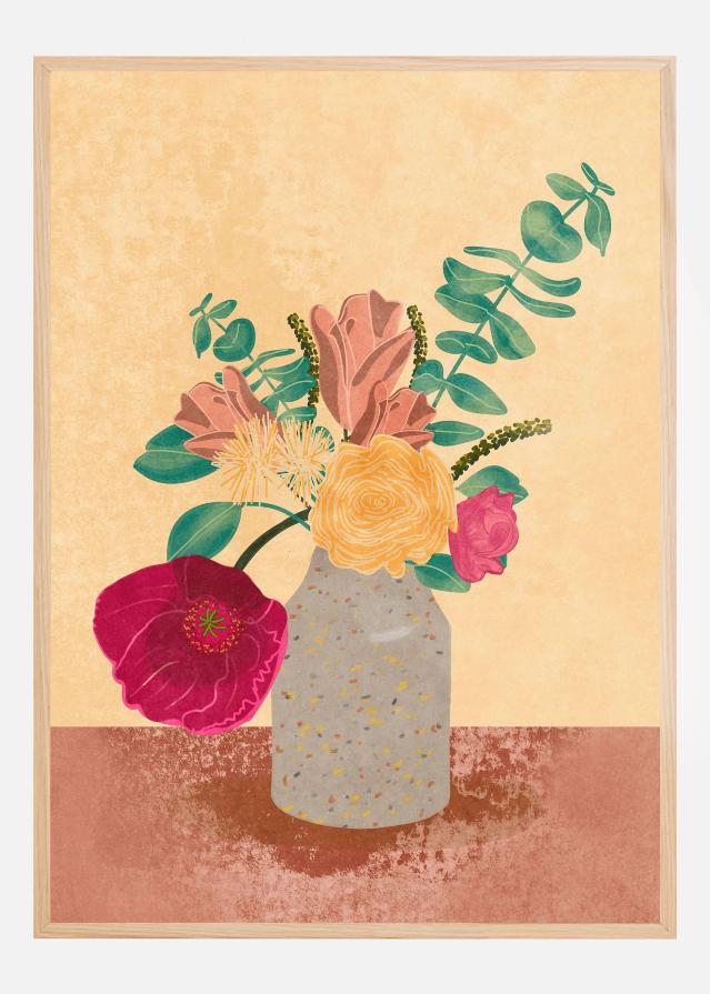 Bildverkstad Arranged Flowers Poster