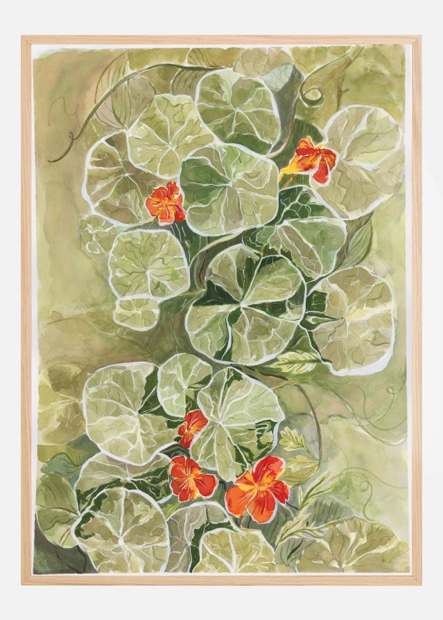 Bildverkstad Nasturtium Tapestry Poster