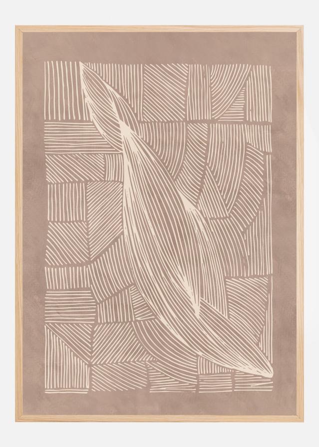 Bildverkstad Abstract Irregular Lines Poster