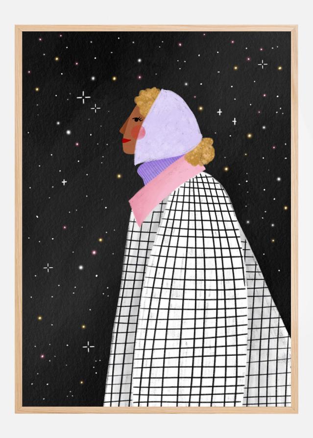 Bildverkstad The Lady with the stars Poster