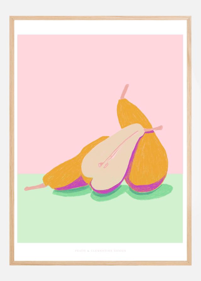 Bildverkstad Pandc Pears Copy Poster