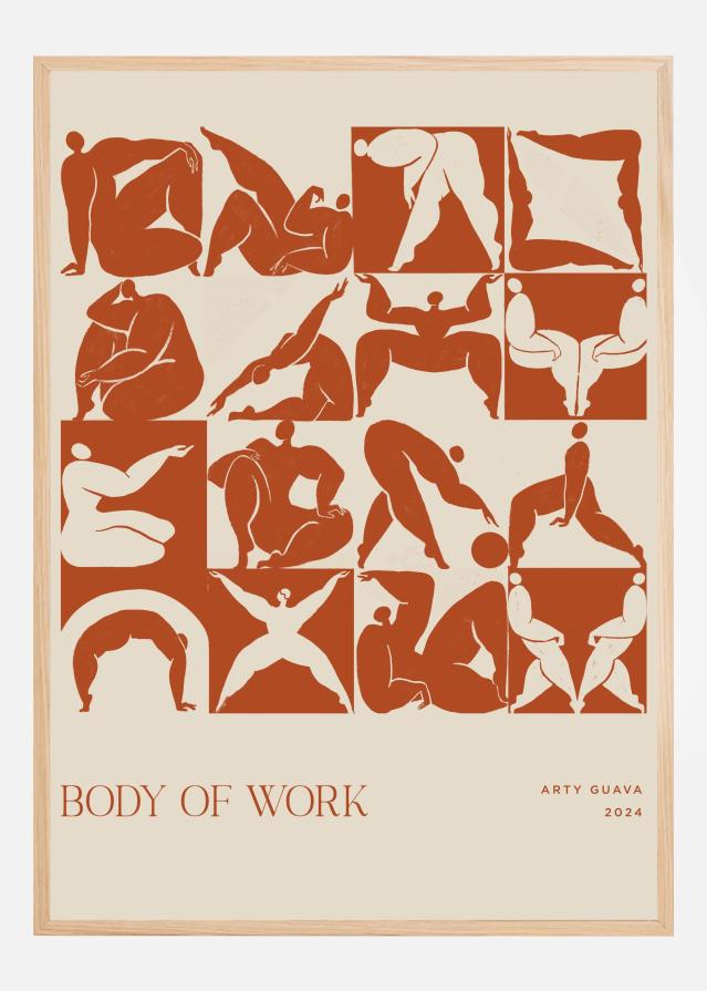 Bildverkstad Body of Work (terracotta) Poster