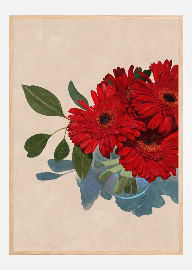 Bildverkstad Gerbera Daisy Poster