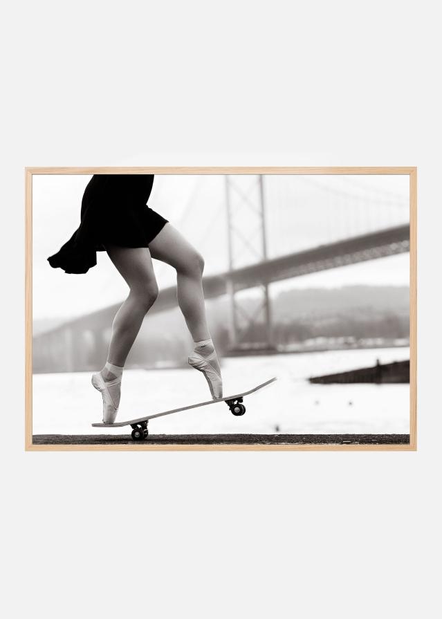 Bildverkstad Skater Girl Poster