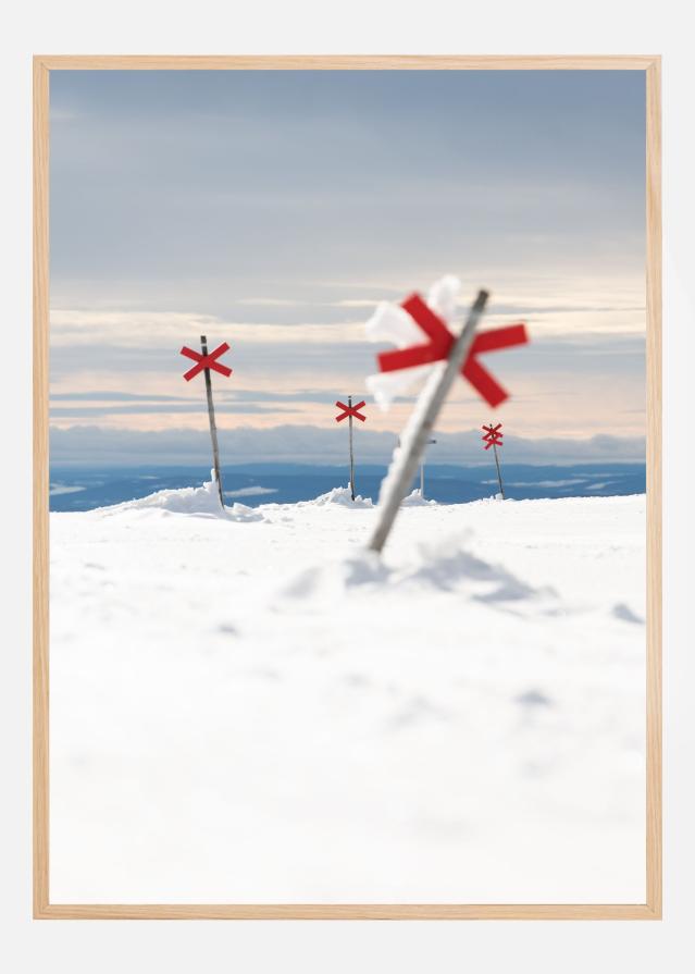 Bildverkstad Red signs in the silence Poster