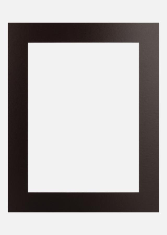 Jämtlands Ramfabrik Passepartout Oil-Rubbed Bronze Metal (Witte kern) 30x40 cm (19x29)