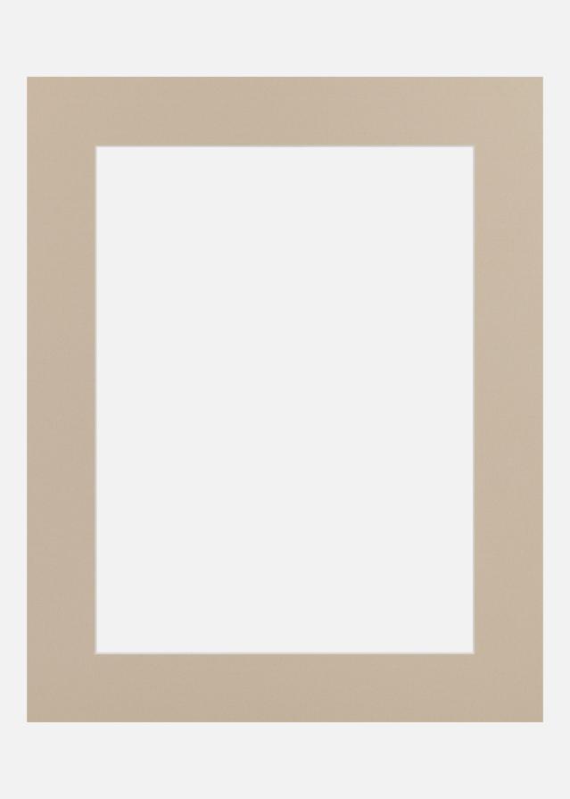 Jämtlands Ramfabrik Passepartout Fossil (Witte kern) 40x50 cm (29x39)