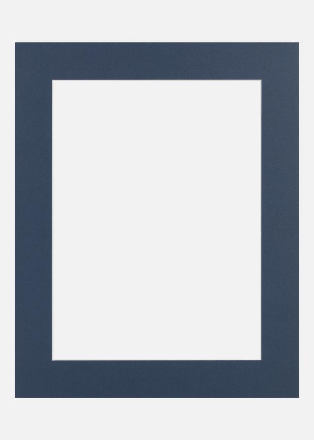 Jämtlands Ramfabrik Passepartout Blue Moon (Witte kern) 40x50 cm (28,7x41 - A3)