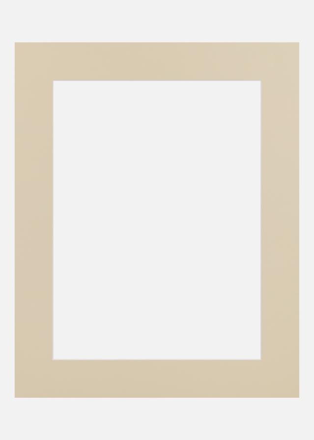 Jämtlands Ramfabrik Passepartout Sandstone (Witte kern) 40x50 cm (28,7x41 - A3)
