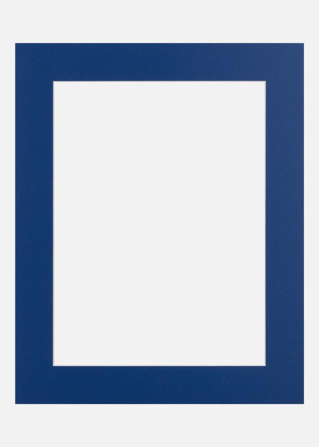 Jämtlands Ramfabrik Passepartout Flag Blue (Witte kern) 60x80 cm (49x69)
