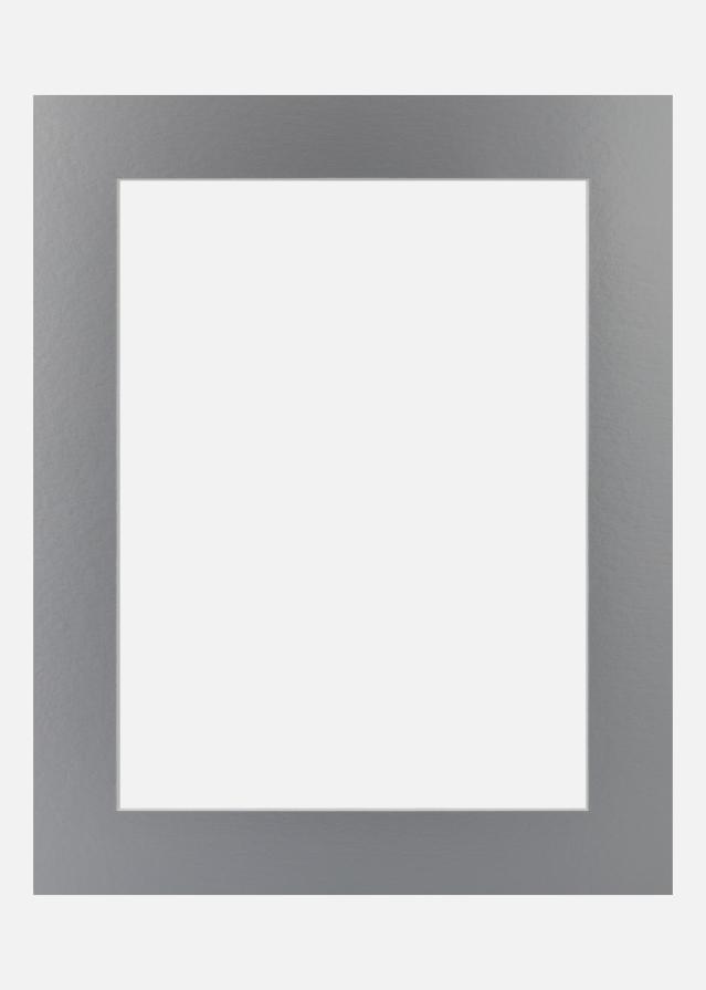 Jämtlands Ramfabrik Passepartout Silver Star Metal (Witte kern) 50x50 cm (39x39)