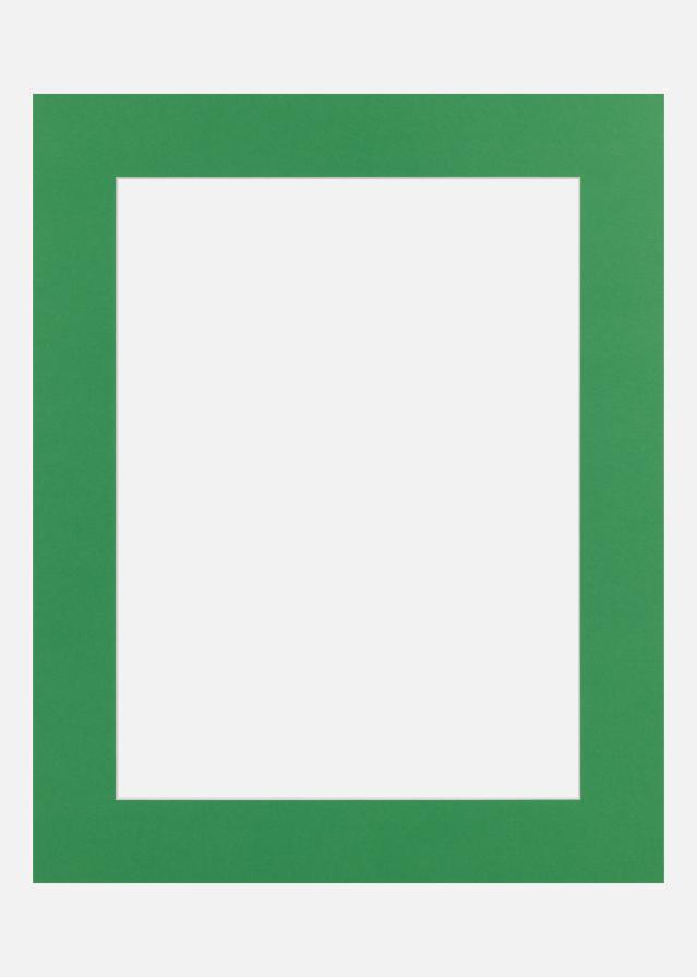 Jämtlands Ramfabrik Passepartout Irish Green (Witte kern) 40x50 cm (29x39)