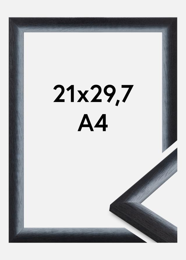 Jämtlands Ramfabrik Kader Cornwall Acrylglas Zwart 21x29.7 cm (A4)