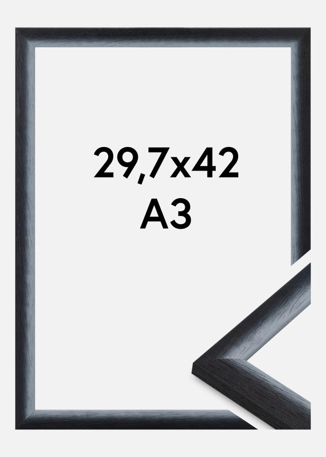 Jämtlands Ramfabrik Kader Cornwall Acrylglas Zwart 29,7x42 cm (A3)