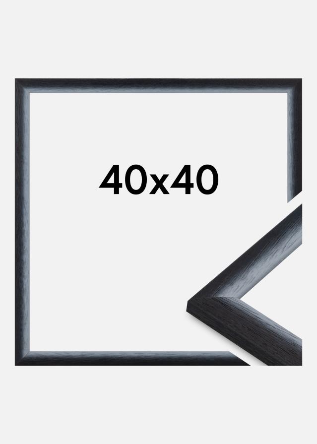 Jämtlands Ramfabrik Kader Cornwall Acrylglas Zwart 40x40 cm